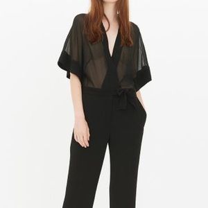 Sandro Sheer Jumpsuit